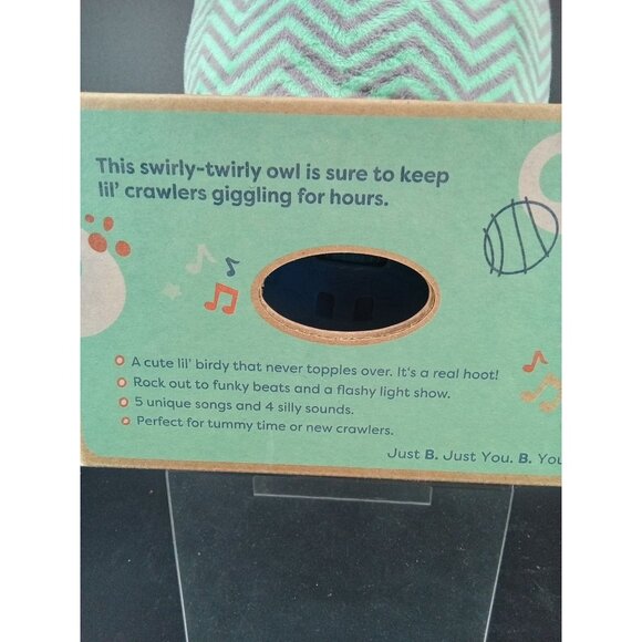 B. Toys Owl Be Back Roly Poly Owl Interactive Baby Toy With Lights & Music - Picture 6 of 6